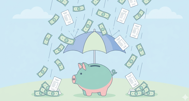 Building emergency fund while paying off debt